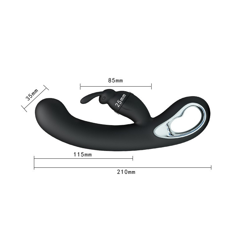 Vibrador Doble Estimulación Recargable Pretty Love Webb