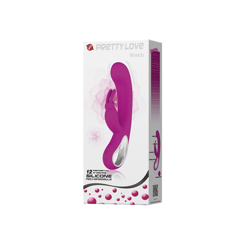 Vibrador Doble Estimulación Recargable Pretty Love Webb