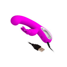 Vibrador Doble Estimulación Recargable Pretty Love Webb