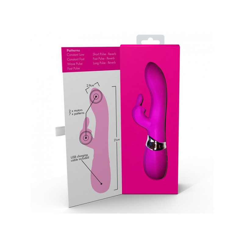 Vibrador Doble Estimulación Recargable Rumble Rabbit