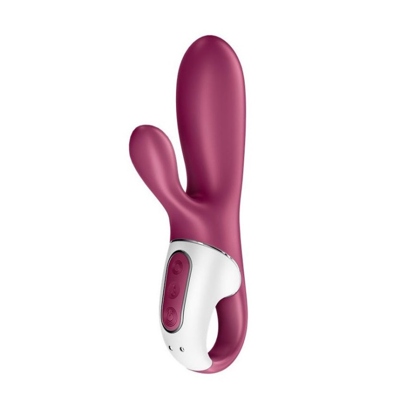 Vibrador Doble Estimulación Recargable Satisfyer Control App  Hot Bunny