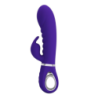 Vibrador Doble Estimulación Recargable Super Soft Silicone Prescott Pretty Love
