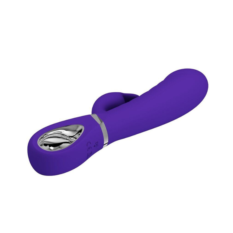 Vibrador Doble Estimulación Recargable Super Soft Silicone Prescott Pretty Love