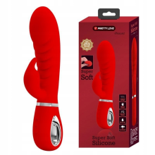 Vibrador Doble Estimulación Recargable Super Soft Silicone Prescott Pretty Love