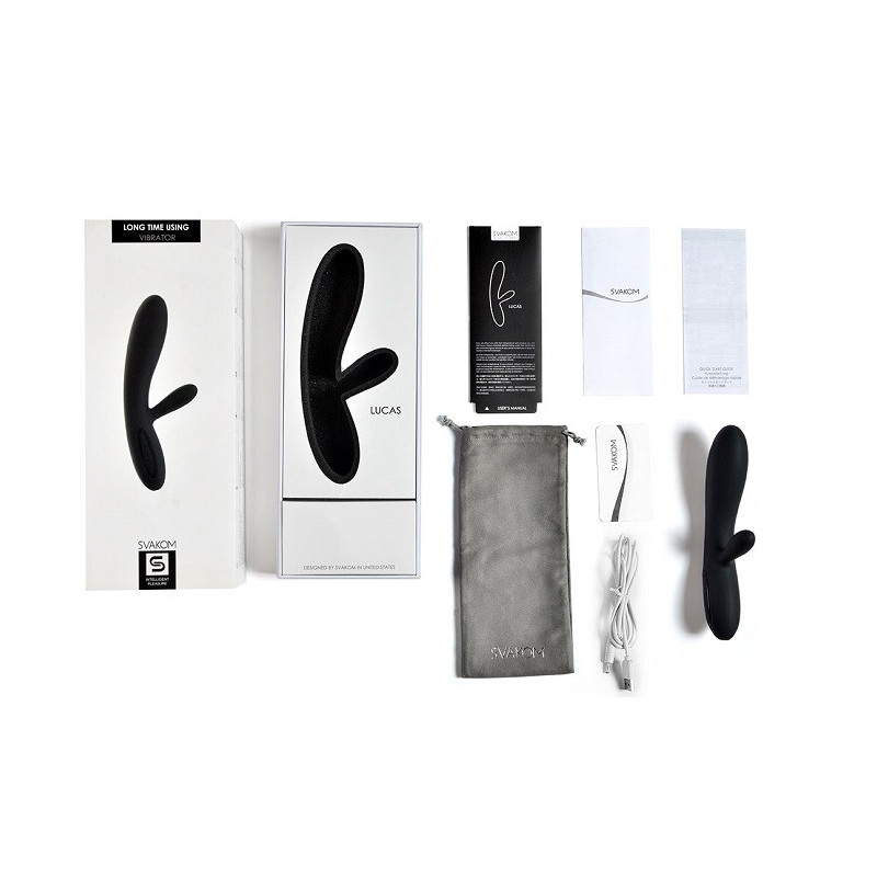 Vibrador Doble Estimulación Recargable Svakom Lucas