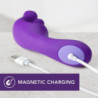 Vibrador Doble Estimulación Recargable Wellness G Wave Blush