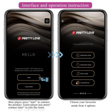 Vibrador Recargable APP Ethan Pretty Love