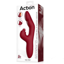 Vibrador Recargable con Calor y Hittting Action Velter
