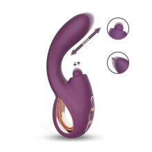 Vibrador Recargable Triple Acción con Impulsión y Hitting Action Vinca