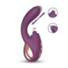 Vibrador Recargable Triple Acción con Impulsión y Hitting Action Vinca