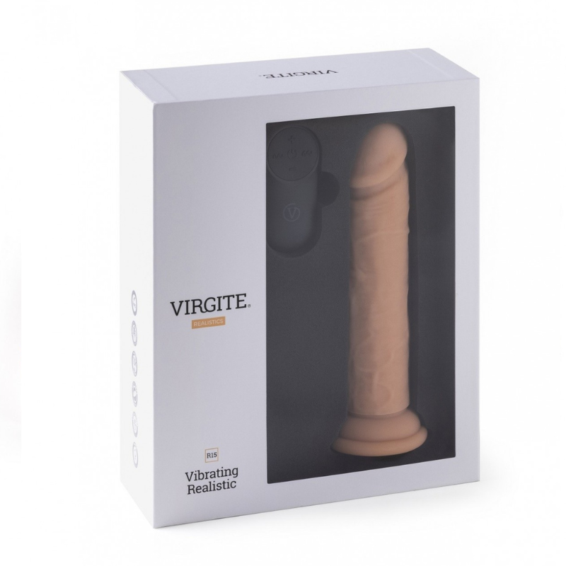 Vibrador Recargable Virgite R15 Realístico Control Remoto