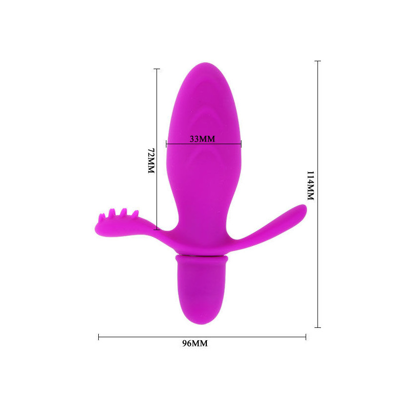 Vibrador Triple Estimulación Pretty Love Fitch