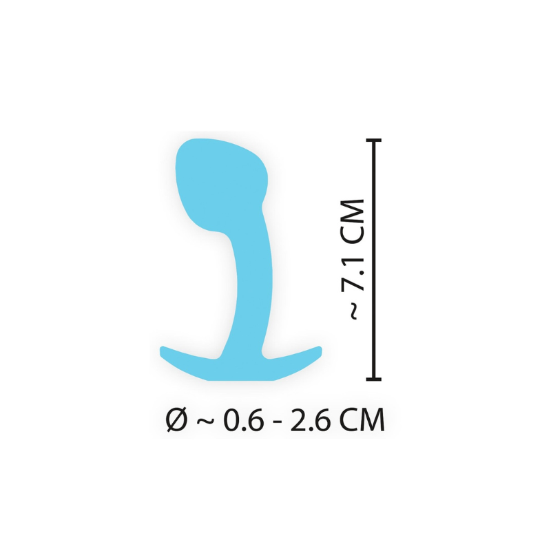 Anal Plug Cuties Mini Butt Plug Silicona Azul