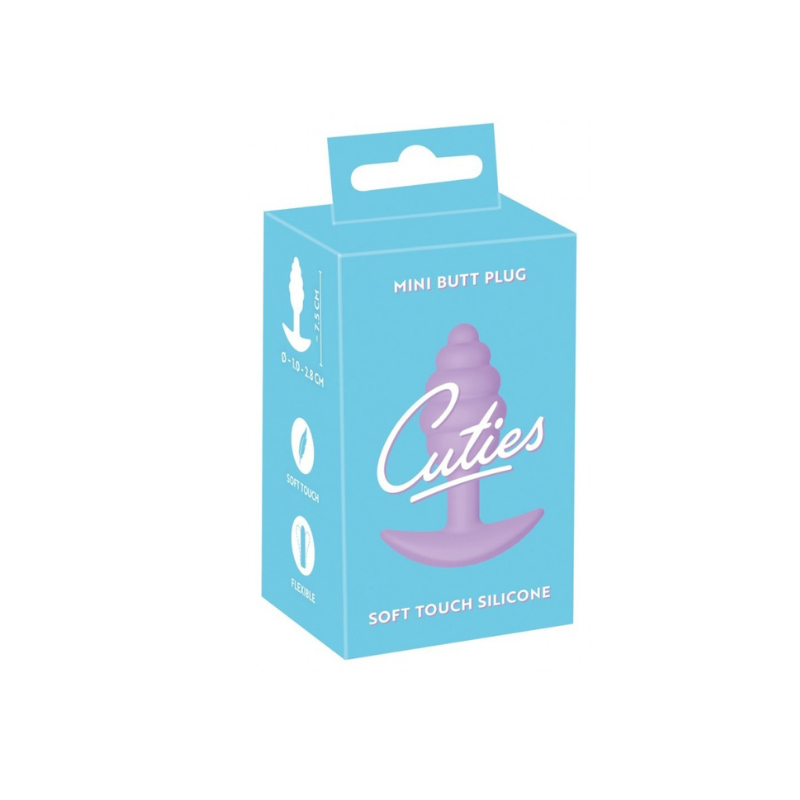 Anal Plug Cuties Mini Butt Plug Silicone Morado