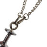 Anal Plug Metal Con Esposas Y Cadenas