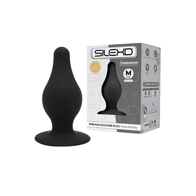 Anal Plug Negro Modelo 2 Silexd M
