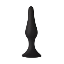 Anal Plug Succión Silicona Mai Negro Nº34 L