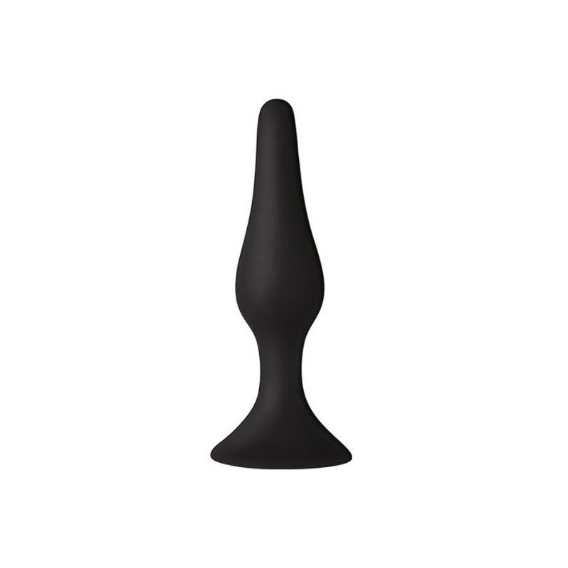 Anal Plug Succión Silicona Mai Negro Nº34 L