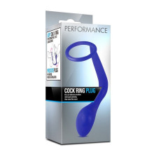 Anillo Con Plug Anal Performance Cock Ring Plug Silicona