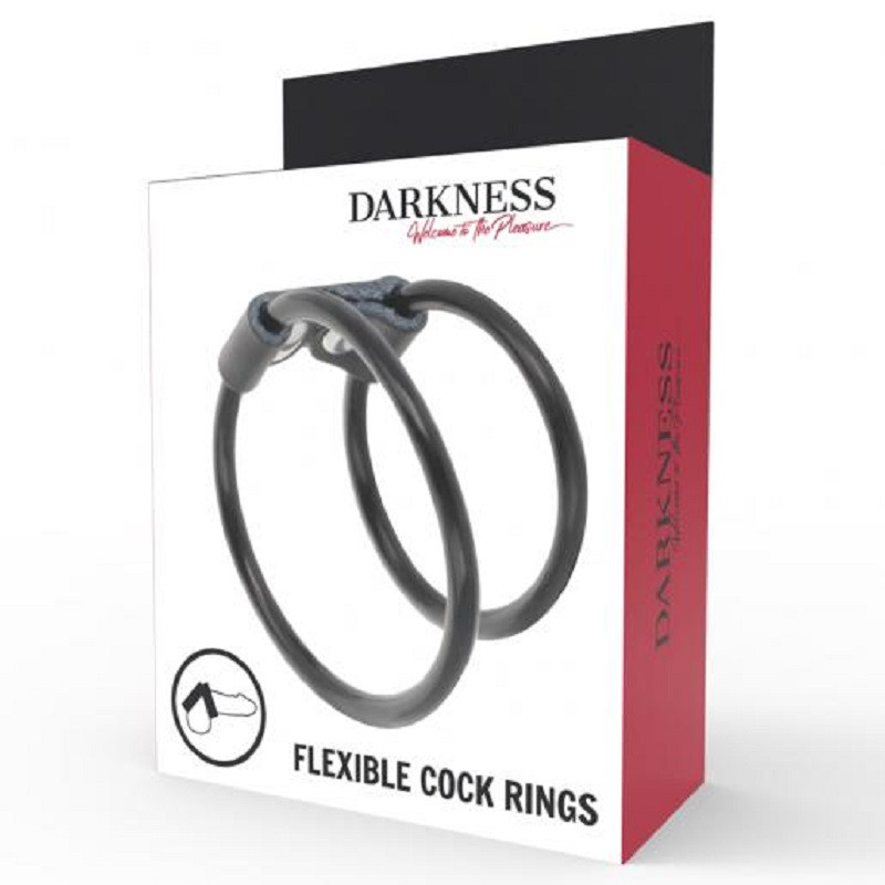 Anillo Doble para el Pene Darkness 4647 Anillo Doble para el Pene Darkness 4647
