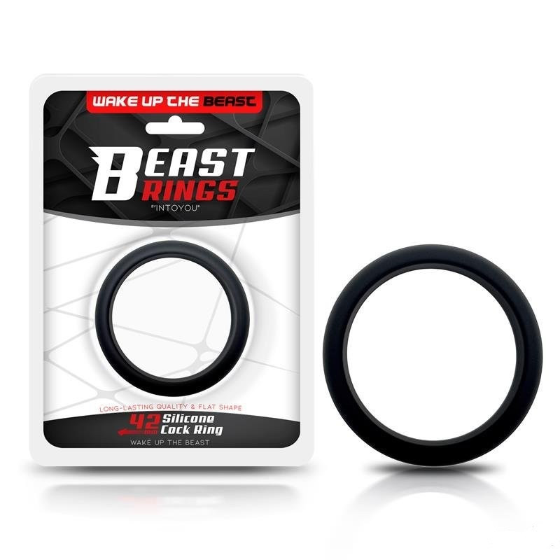 Anillo Silicona De Beast Rings 42 mm Negro