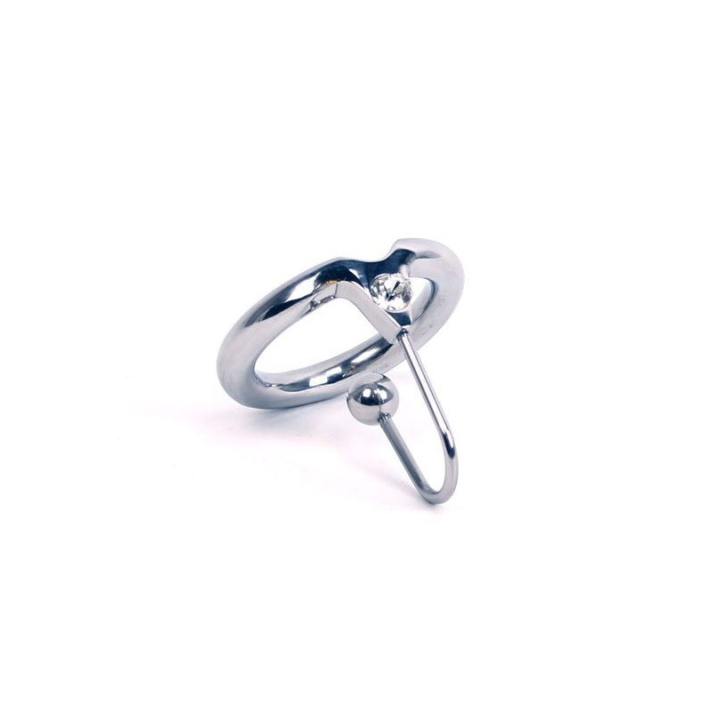 Anillo Tapón Acero Kiotos 30 mm Sperm Stopper Con Piedra