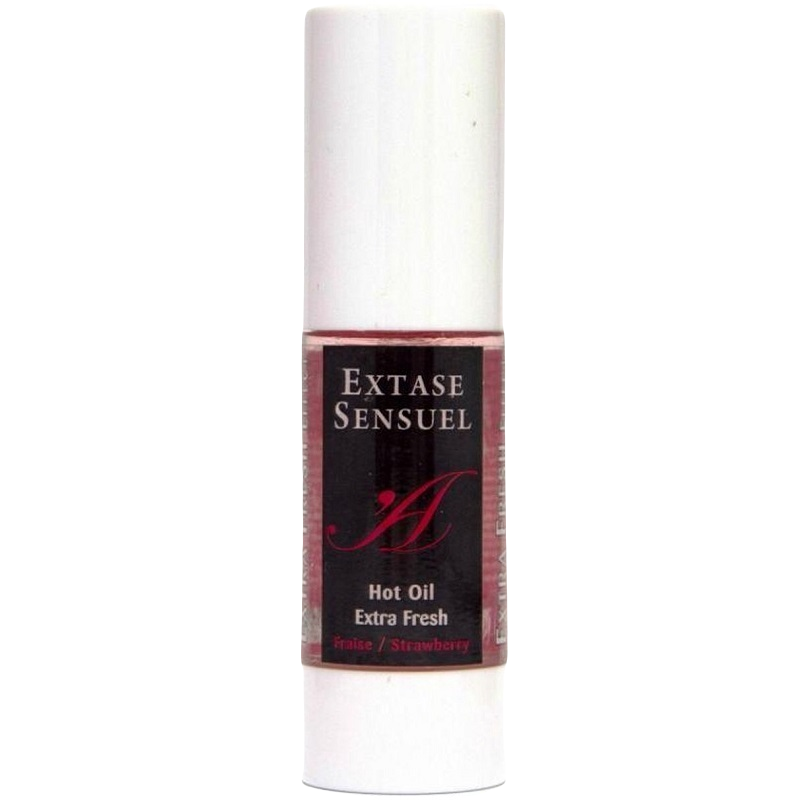 Aceite Masaje Hot Oil Extra Fresh Fresa Extase Sensuel 30 ml