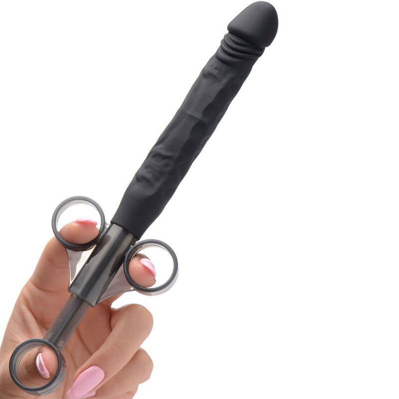 Aplicador Silicone Dildo Lube Launcher Jizz Shooter Master Series