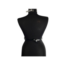 Arnés BDSM Polipiel Cinturón y Collar Con Cadenas