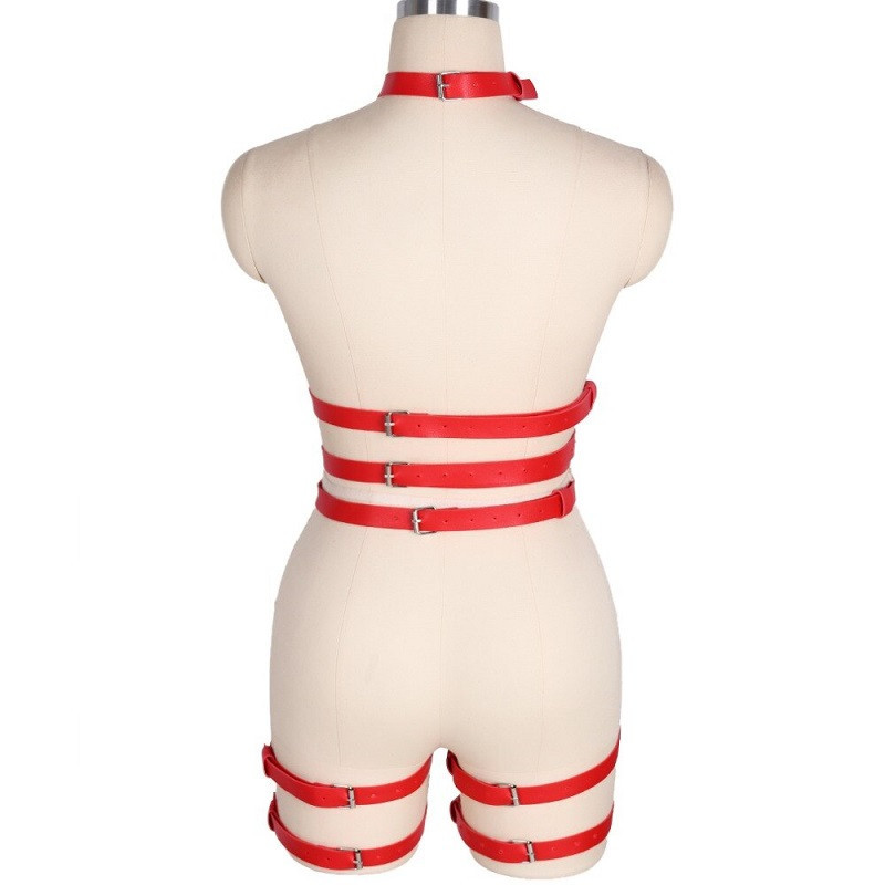Arnés BDSM Rojo 62021