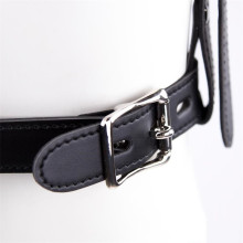 Arnés Facial Tapón Bucal Con Cadena BDSM Line