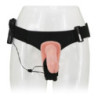 Arnés Femenino Doble Con Vibración Ultra Passionate Beis
