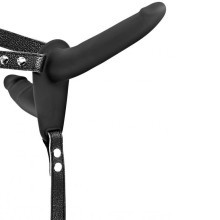 Arnés Femenino Doble Silicona Fetish Tentation Negro