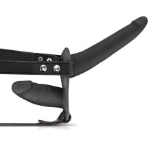 Arnés Femenino Doble Silicona Fetish Tentation Negro