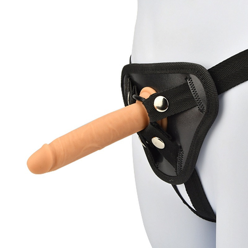 Arnés Femenino Macizo Loving Joy Con Dildo Begginers Pegging Strap On Kit 4,5