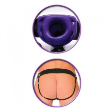 Arnés Hueco con Vibración FF Hollow Strap On Morado