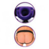 Arnés Hueco con Vibración FF Hollow Strap On Morado