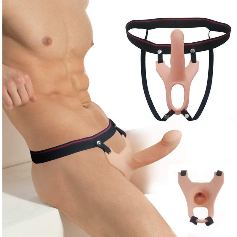 Arnés Hueco Dildo Silicona Superhero