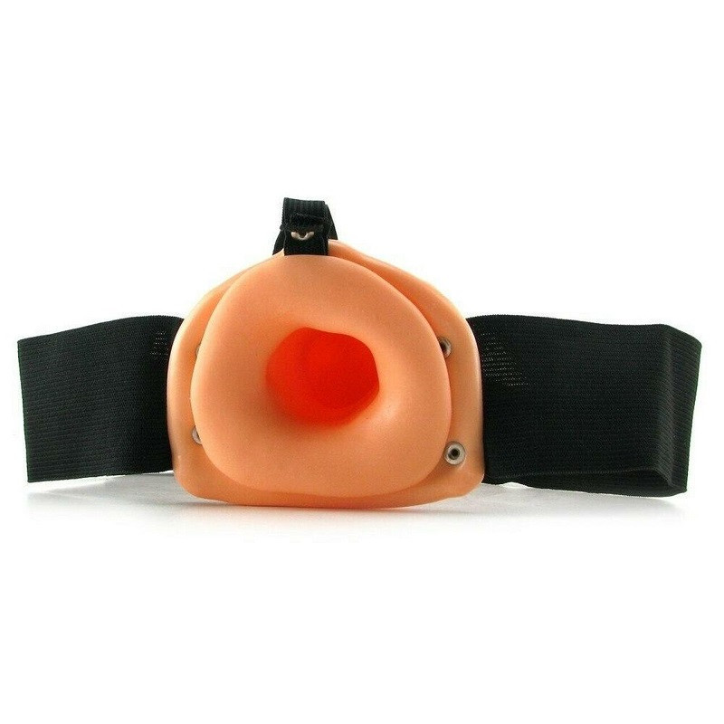 Arnés Hueco Fetish Fantasy Hollow Strap On 15 CM Beis