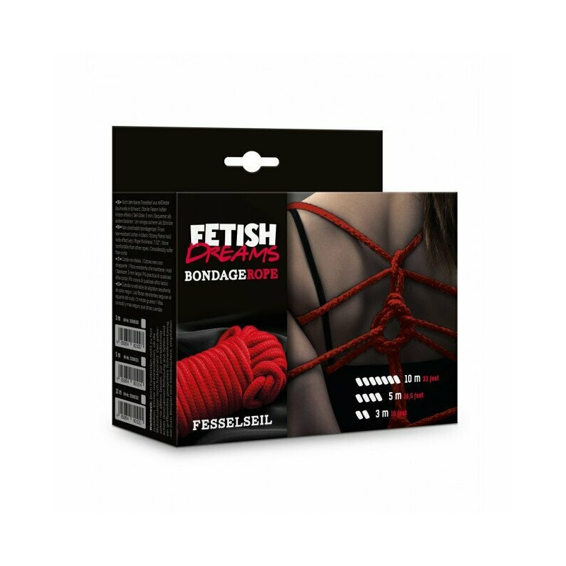 Atadura Cuerda Bondage Fetish Dreams 3 M Roja