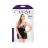 Babydoll Body Curve Negro Dahlia Molded Cup