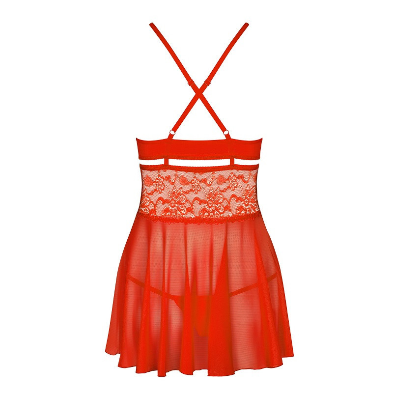 Babydoll De Obsessive Rojo 838
