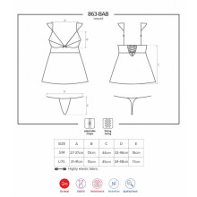 Babydoll De Obsessive Rojo 863