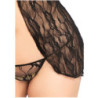 Babydoll Leg Avenue Negro 8782