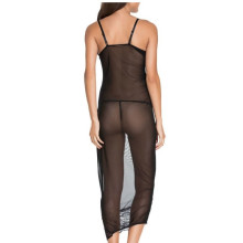 Babydoll Queen Lingerie Negro 212326 Largo