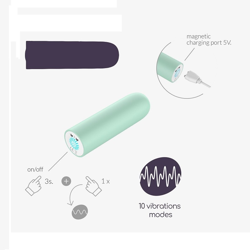 Bala Recargable Crushious Quackers Verde