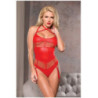Body Allure Rojo Cross Neck Mesh