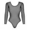 Body de Obsessive Manga larga Negro Brillos B123