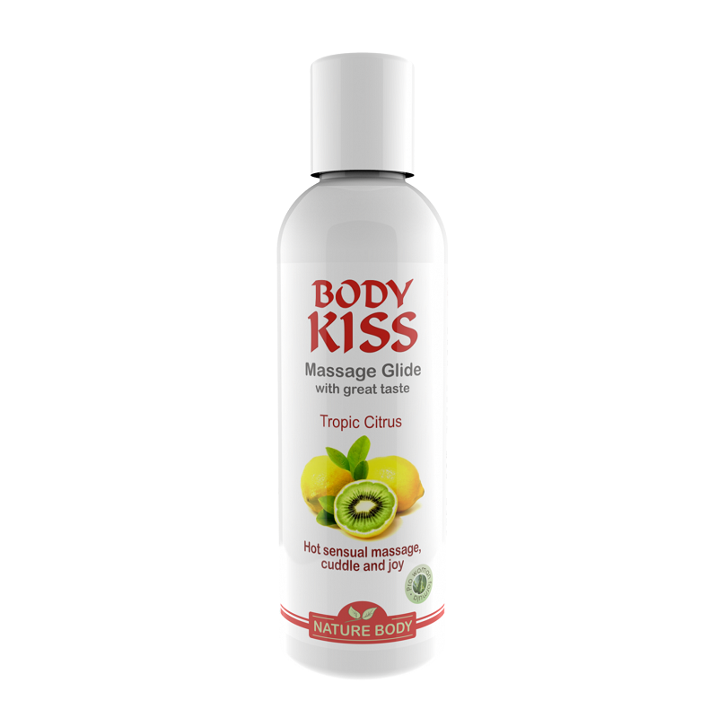 Body Kiss Massage Glide Nature Body Cítricos Tropicales 100 ml