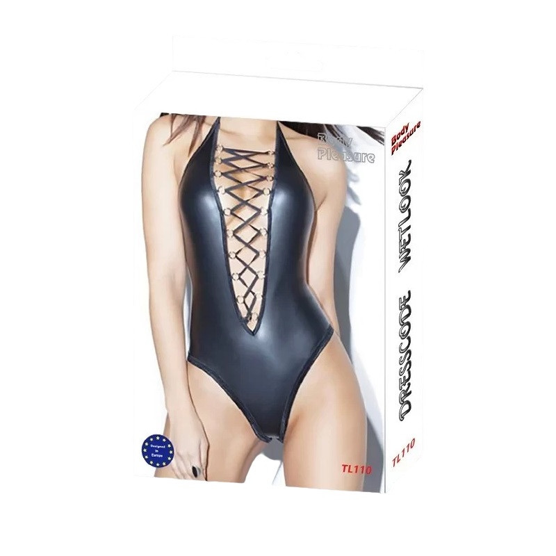 Body Pleasure TL110 Body Wetlook Con Abertura